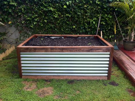 corrugated metal planters boxes at great prices|galvanized steel raised garden bed.